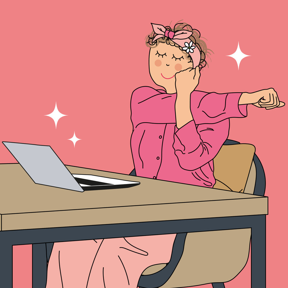 Illustration : une pause pour respirer et relâcher la pression au travail