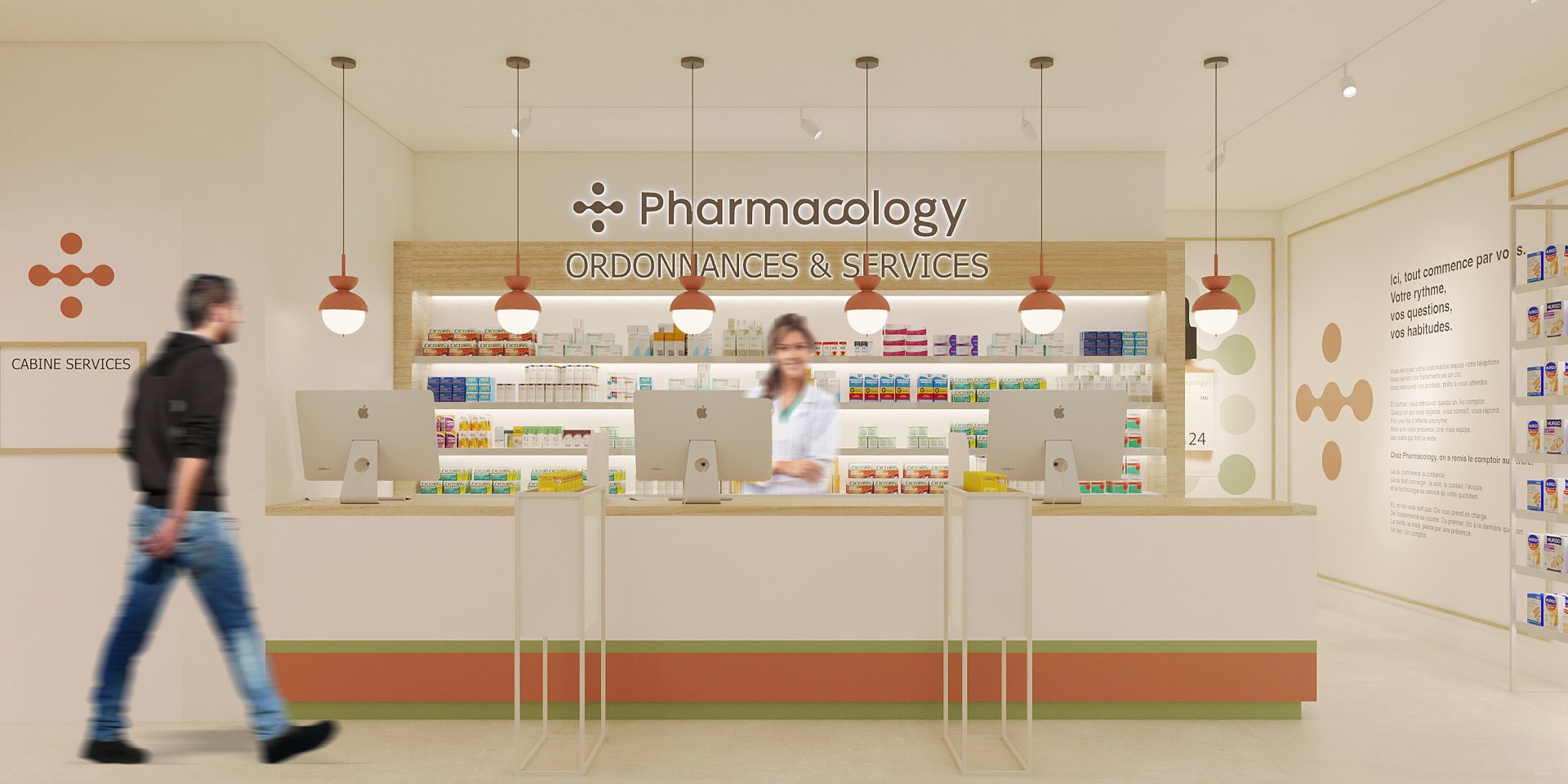 Comptoir de la pharmacie Pharmacology